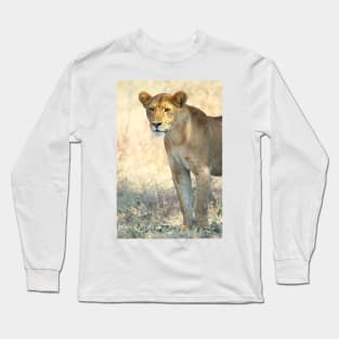 African Lion, Serengeti, Tanzania Long Sleeve T-Shirt